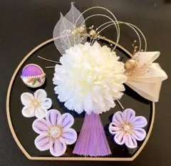 成人式 卒業式髪飾り ちりめん細工