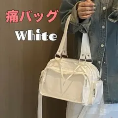 痛バッグ ミニ 痛バ 推し活 ホワイト 白 バック リボン トートバッグのサムネイル