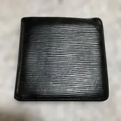 ★ルイヴィトン　ポルトフォイユマルコ　エピ　二つ折り財布　ブラック★