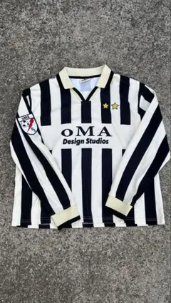 oMA Design Studios サッカーシャツ ストライプ L - メルカリ