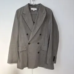 BEAUTY&YOUTH グレー ダブルブレストジャケット M