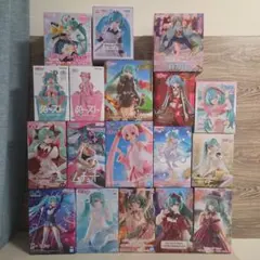 初音ミク プライズフィギュア まとめ売り 15点セット【未開封】 - メルカリ