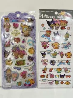 サンリオキャラクターズ 日焼け ドロップジュエリーシール 4サイズステッカー