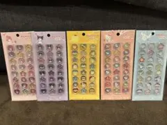 サンリオ　おはじきふうシール　キティ　マイメロ　ポム　シナモロール　クロミ