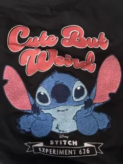 Disney ディズニー 日本未発売 コミック風スティッチ Tシャツ ブラック