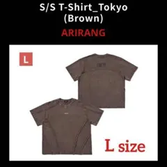 BTS [TOKYO限定] S/S T-Shirt_Tokyo (Brown) 値下げ】即完売新品未開封 BTS TOKYO TシャツFC限定グッズ サイズL
