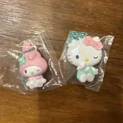 ★新品・未開封★サンリオ　ぺたんこマスコット　マイメロ＆キティ2個セット