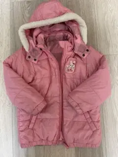 ミキハウス　うさこちゃん 120 リバーシブル ジャンパー ライトピンク