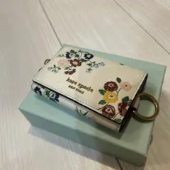 kate spade 花柄キーケース