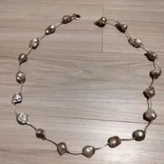 デザイン 特大 パール ロング ネックレス