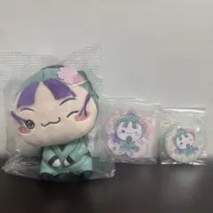 ラスト　フリューくじ　ふんわり桜もちぴこ　立花仙蔵セット