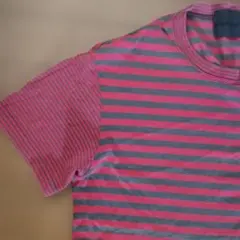 希少レアnorikoike vintageボーダー Tシャツ レッド&ブラックのサムネイル