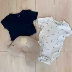 半袖ロンパース　60cm ベビー枕3点セット