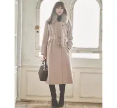 31 Sons de mode ファー　チェスターコート ロングコート