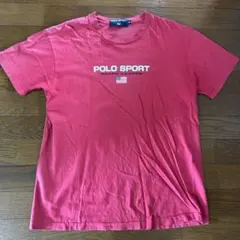 POLO SPORT Tシャツ 赤 M 90s
