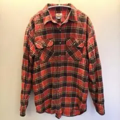Levi's Orange Tab リーバイス　チェックネルシャツL US古着