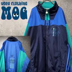 90s《US古着》ヴィンテージ アディダス トラックジャケット ロゴ刺繍 XL