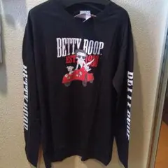 Betty Boop 長袖Tシャツ ブラック LL　新品未使用のサムネイル