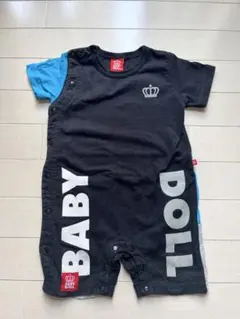 BABYDOLL ベビー ロンパース カバーオール ブラック ブルーのサムネイル