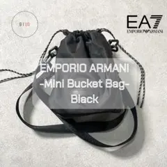 エンポリオアルマーニ-EA7 ミニバケットバッグ-Black Y2K