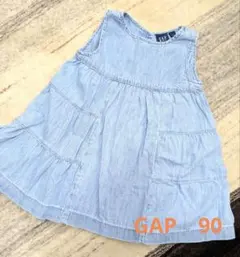 【GAP DENIM】90cmノースリーブワンピース