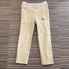 クレードスコープ　長ズボン　電車　刺繍 110cm