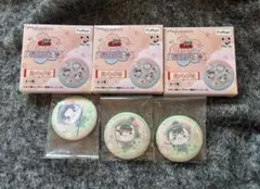 フリューくじ 缶バッジ 忍たま乱太郎 潮江文次郎 中在家長次 食満留三郎