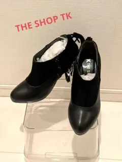 新品 THE SHOP TK ブーティ ブラック パンプス ヒールのサムネイル