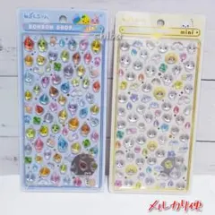 正規品　みるみるちゃん　しずくの森のなかまたち　ボンボンドロップシールミニ