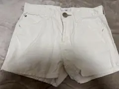 Lee×earth music＆ecology ホワイト ショートパンツM