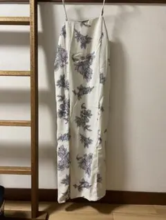 花柄ノースリーブ浴衣・帯セット