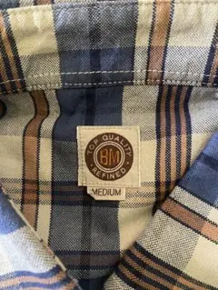 TOP QUALITY REFINED チェック 半袖シャツ MEDIUM