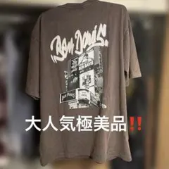 大人気‼️BEN DAVIS 背面プリントブラウン Tシャツ Lサイズ
