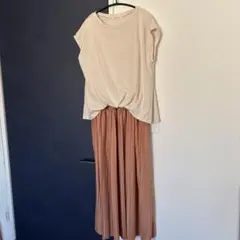 マタニティワンピース　授乳服
