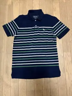 Eddie Bauer エディーバウアー ポロシャツ ネイビー ボーダー XSのサムネイル