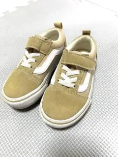 Vans ベージュ スニーカー キッズサイズ　14㎝