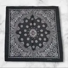 ★数量限定★【オールド・ペイズリー柄/バンダナ/BK】ヴィンテージ◆アメカジ