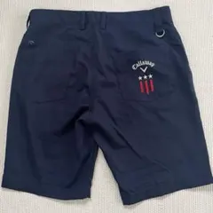 パーリーゲイツ ハーフパンツ 短パン 紺 ネイビ M相当 4 - メルカリ