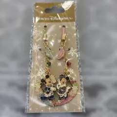 ミッキー・ミニー ハート型ストラップ