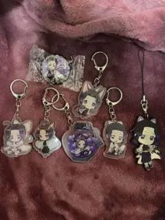 鬼滅の刃 胡蝶しのぶ まとめ売り キーホルダー 缶バッチ 缶バッジ ピンバッジ