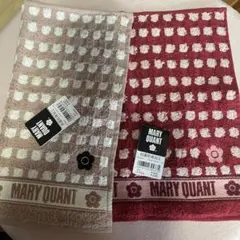 新品未使用！MARY QUANT ハンカチ 2枚セット