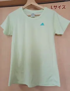 adidas climalite Tシャツ ライトグリーン L
