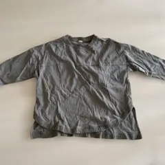 PARTNERS & ENEMIES グレー長袖Tシャツ