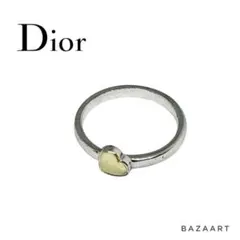 Dior リング ハートモチーフ イエロー シルバー 13号 ロゴ刻印のサムネイル