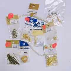 アクセサリーパーツまとめ売り　貴和製作所　ボールチップ　デザインプレートリング