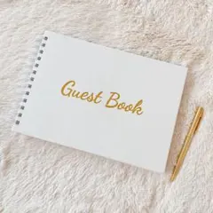 ▪︎ ゲストブック 結婚式 ウエディング パーティー 二次会 ホワイト