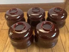 わ*た様 年末年始に‼️美品‼️美味しそうに見える‼️本漆塗り　お椀五組