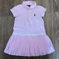 Polo Ralph Lauren ピンク プリーツワンピース 2T