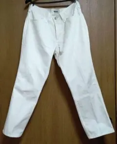 Wrangler☓モンキータイムコラボ　白スタプレストパンツMのサムネイル