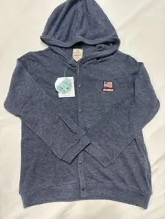 ★新品未使用★マザウェイズ 120cm カーディガン UVカット ブルーグレー